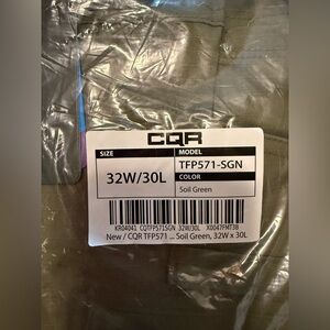 CQR Men's Chinos in Soil Green